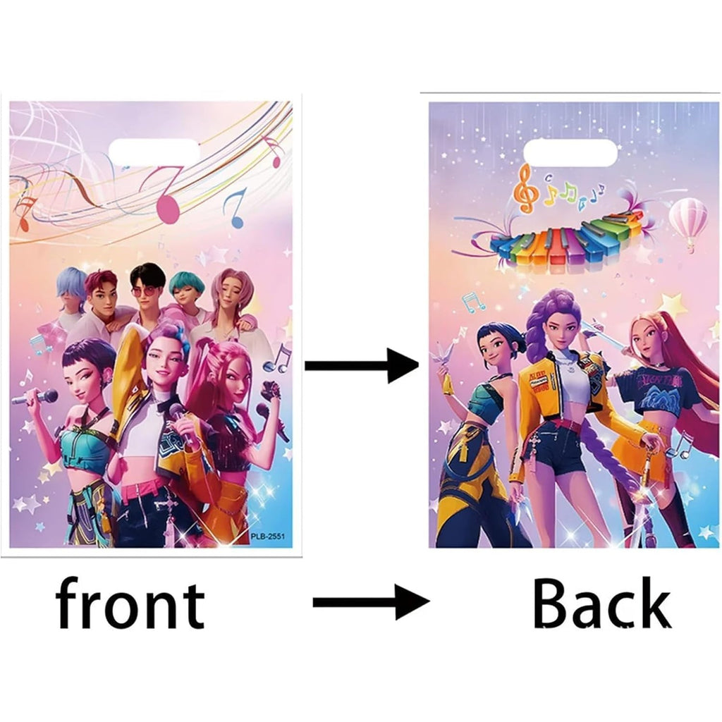 AGOODTO 30PCS Demon movie Hunters party gift bags, supplies, and decorations. Perfect for cartoon parties, ideal for kids, and great for family events, prizes, carnivals, and Christmas.