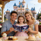 Autograph Book for Disney Theme Park or Cruise Vacation Essentials – Castle Hardcover Signature Book, Sewn Binding, Thick No Bleed Pages, Compact 5 x 8 Inch Size