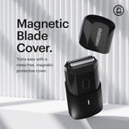 MANSCAPED® The Handyman™ Compact Face Shaver – Portable Men’s Travel Facial Hair Groomer, USB-C Rechargeable Razor, Electric Foil Face Shaver, Waterproof, Cordless, Dual-Action SkinSafe® Foil Blades