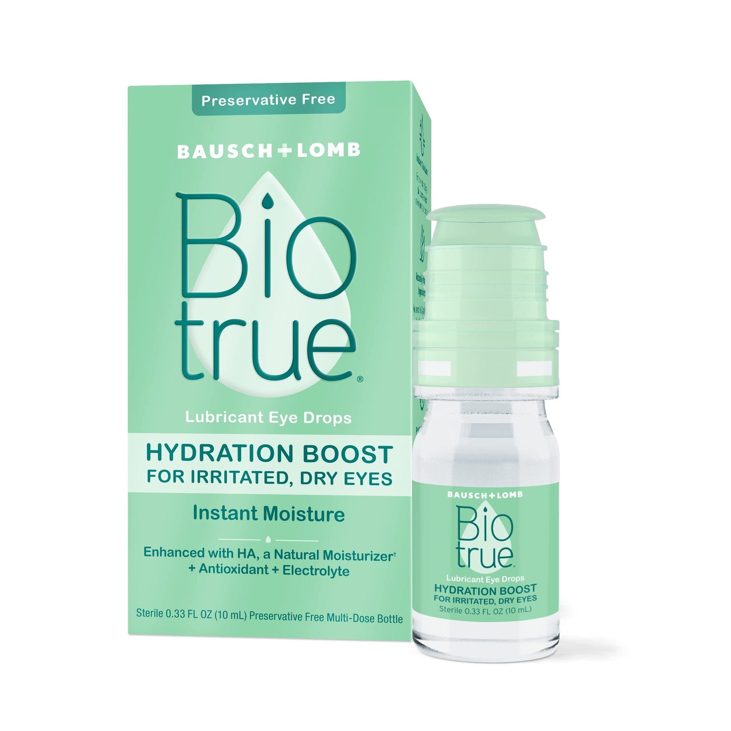 Buy now Biotrue Hydration Boost, Preservative-Free Eye Drops for Dry Eyes, Instantly Moisturizes, Rehydrates, Contact Lens Friendly, Refresh & Relieve Eye Irritation, 0.33 FL Oz (Pack of 1) 0.33 Fl Oz (Pack of 1) at indiglob india