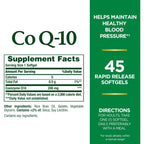 Buy now Nature's Bounty CoQ10, Heart Health and Healthy Aging, Dietary Supplement, 200mg, 45 Rapid Release Softgels at indiglob india