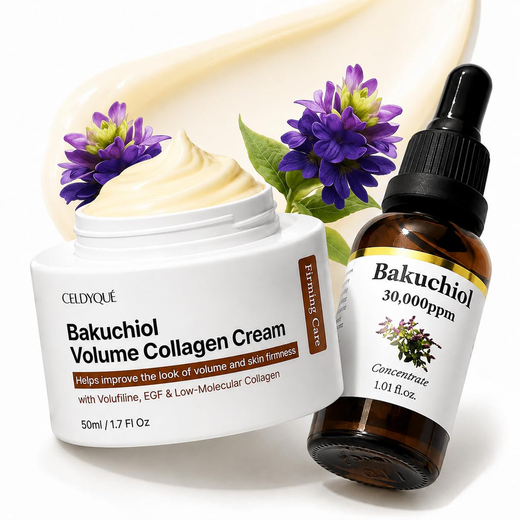 Korean Bakuchiol Concentrate DIY Mix-in Serum 30,000 ppm - High Potency Retinol Alternative | Wrinkle Reduction Skin Firming & Smoothing - Anti-Aging Sensitive Skin Vegan & Cruelty-Free Non-GMO 1 oz