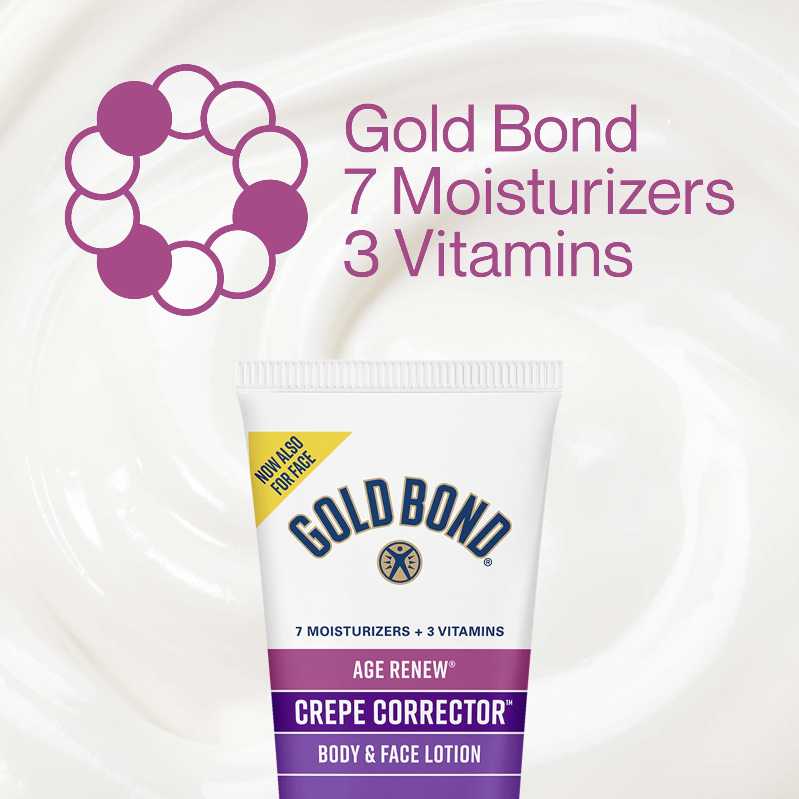 Buy now Gold Bond Age Renew Crepe Corrector Body Lotion, Replenishing & Smoothing Formula, Crepe Corrector Body Lotion, 8 oz at indiglob india