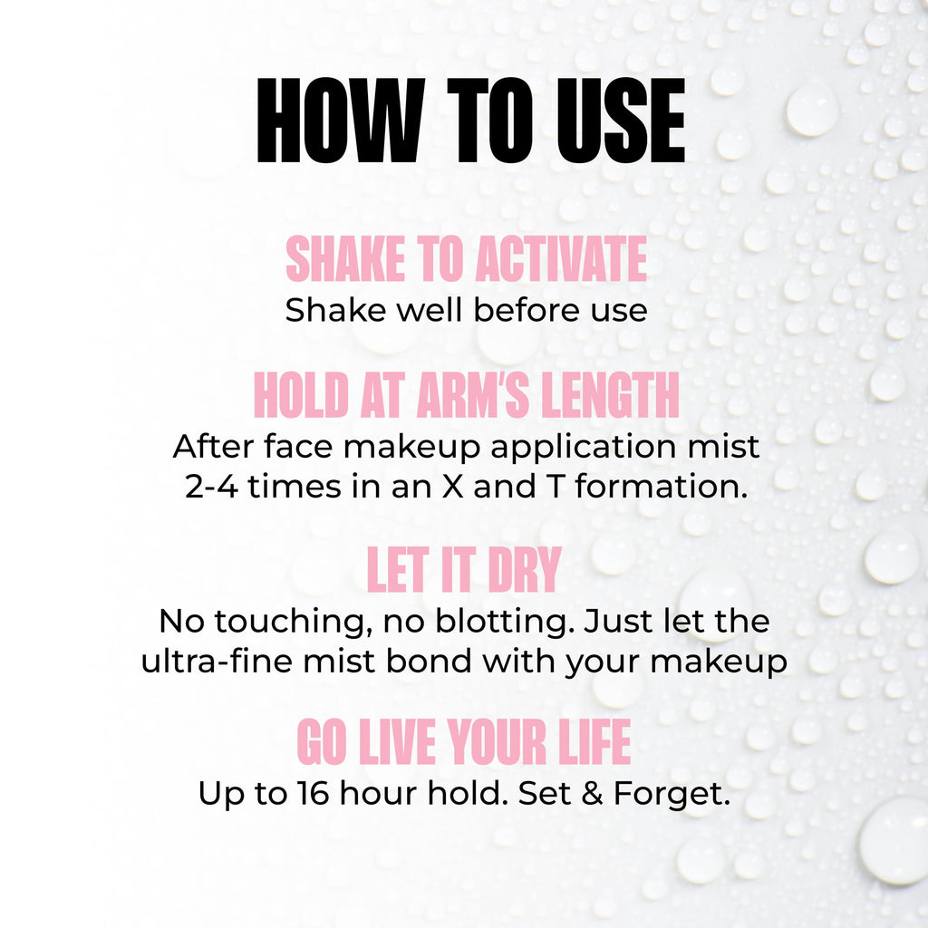 MCoBeauty All Dayer 16 Hour Makeup Setting Spray, Natural Glow Finish