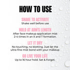 MCoBeauty All Dayer 16 Hour Makeup Setting Spray, Natural Glow Finish