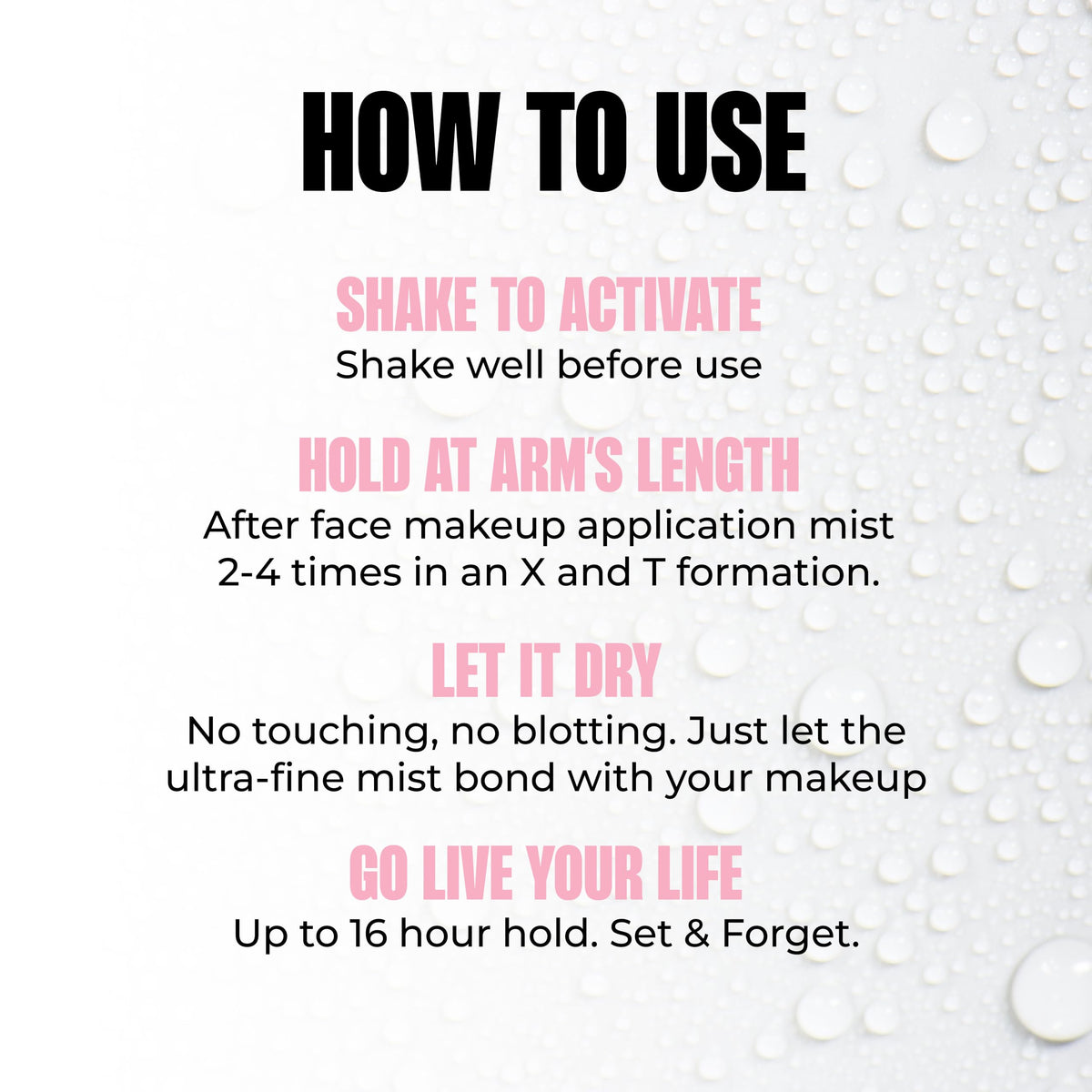 MCoBeauty All Dayer 16 Hour Makeup Setting Spray, Natural Glow Finish