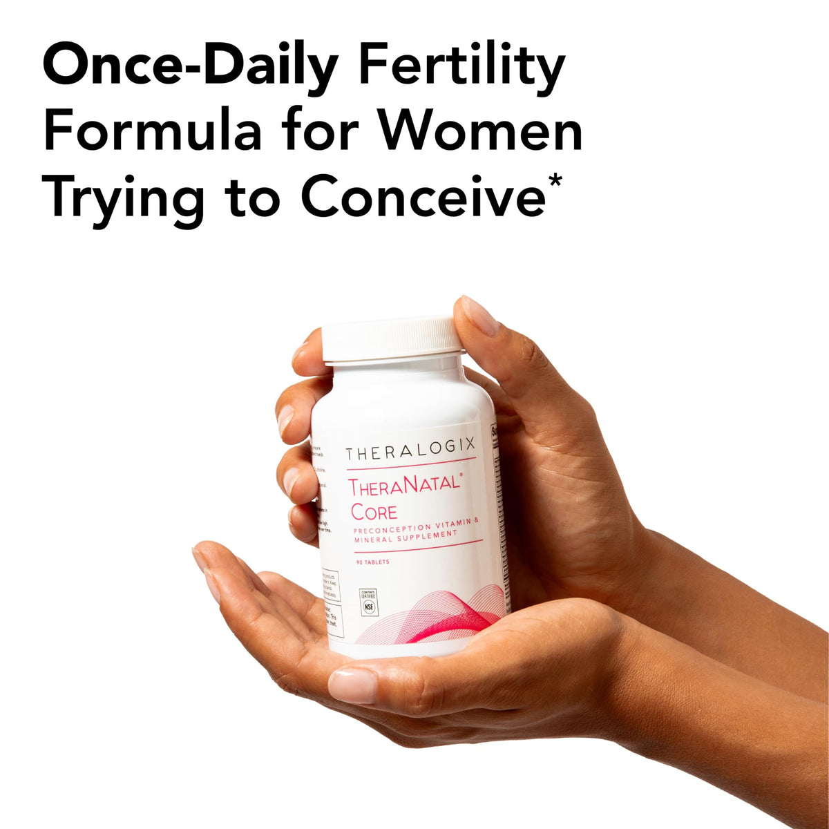 Theralogix TheraNatal Core – Preconception Fertility Vitamin, NSF Certified