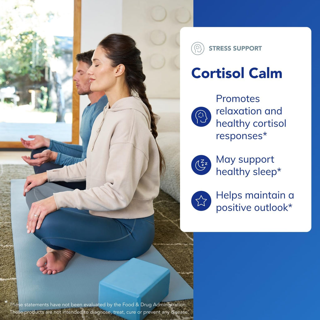 Pure Encapsulations Cortisol Calm, 60 Capsules | Supports Cortisol Health and Relaxation*, Contains Ashwagandha and L-Theanine, Restful Sleep