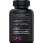 Vital Vitamins Vegan Collagen Booster Supplements, 60 Capsules | Supports Skin, Hair, Nails & Joints, Formulated with 30+ Superfoods, Hyaluronic Acid, Silica & Vitamin A, Non-GMO