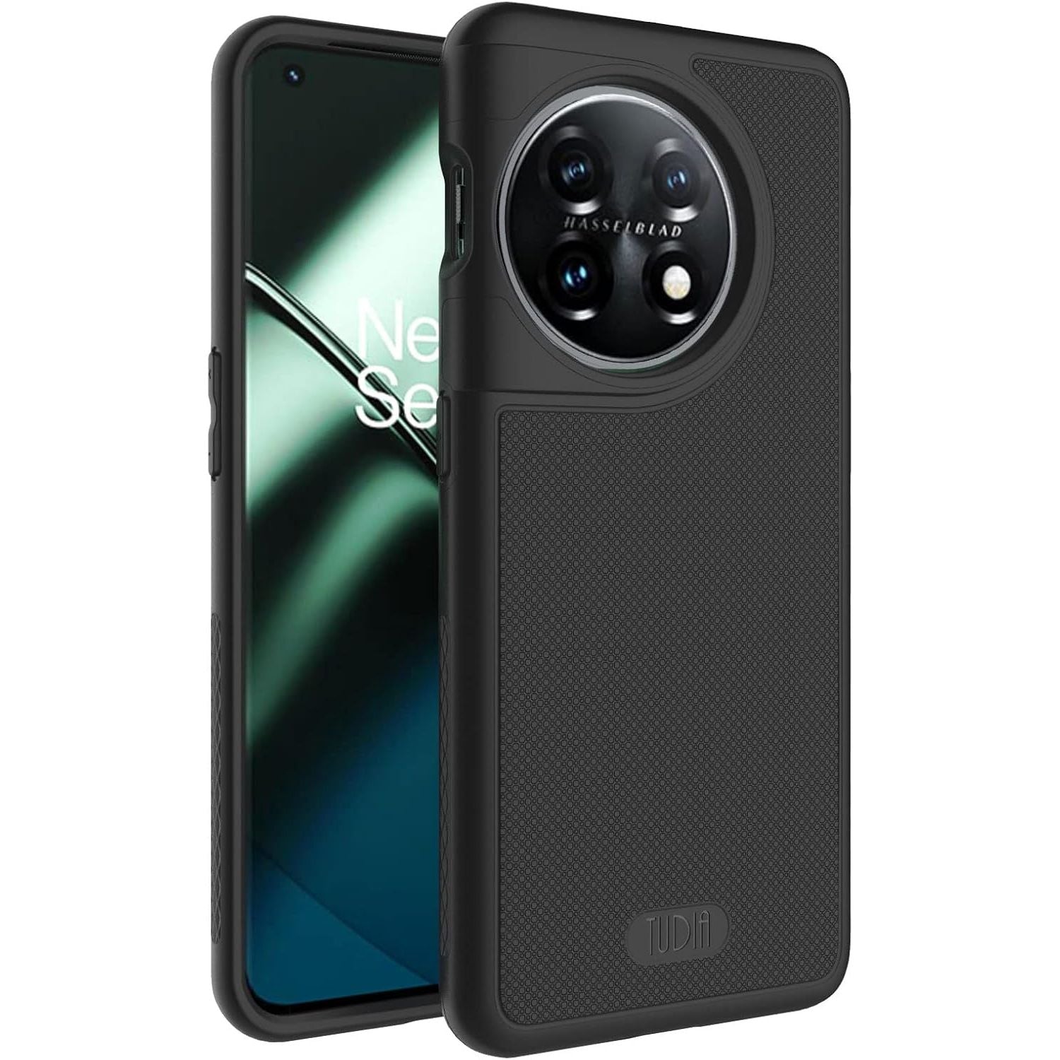 Buy now TUDIA MergeGrip Magsafe Compatible Phone Case for OnePlus 12 5G 2024 - Military Grade, Drop Tested, Dual Layer, Shockproof, Anti-Slip, Heavy Duty & Protector Cover Protective Phone Case - Matte Black OnePlus 11 Matte Black at indiglob india
