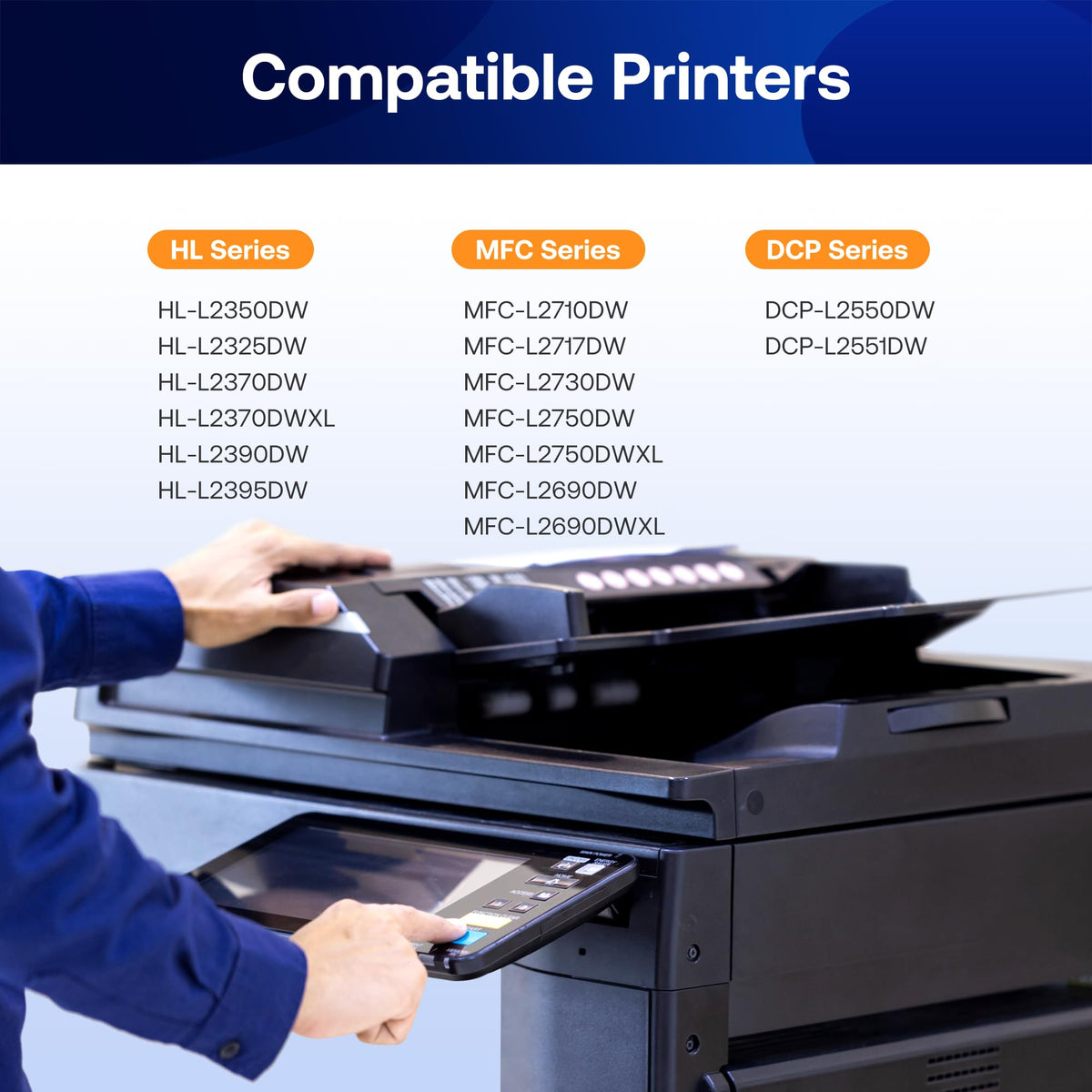 TN760 Toner and DR730 Drum Replacement for Brother TN-760 DR-730