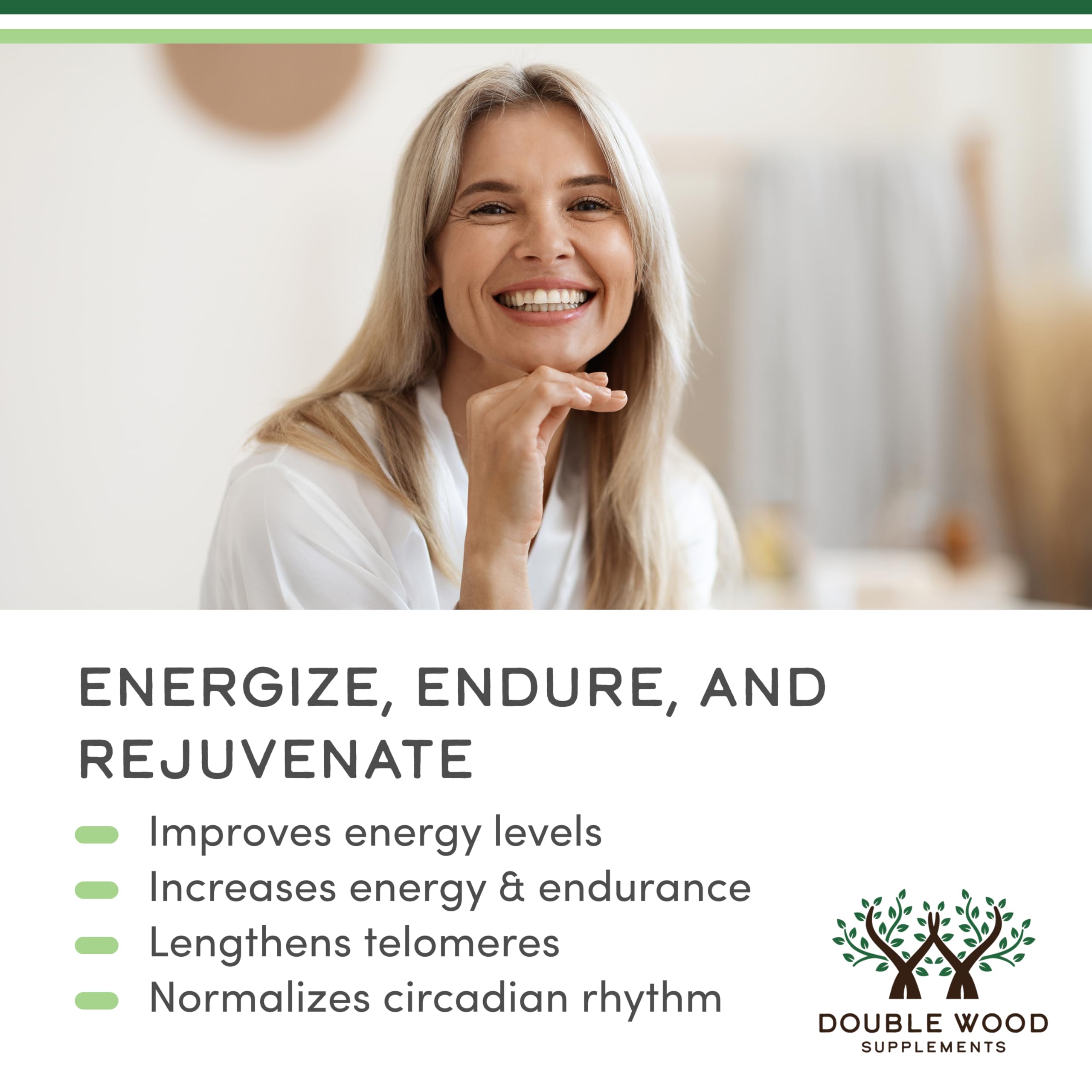 NAD+ 500mg, Energy + Healthy Aging, 95% Pure Single-Ingredient, 60 Capsules | Clean Daily Energy, Supports Anti Aging + Cell Regeneration, Real Single-Ingredient NAD+, Vegan + Non-GMO, 30-Day Supply