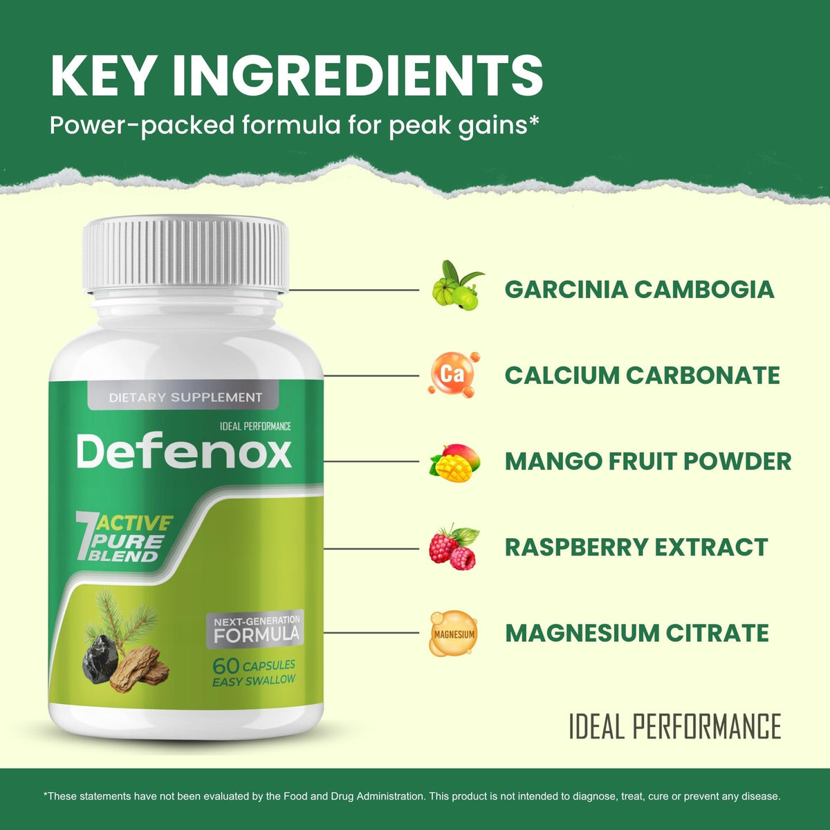 Defenox Capsules, Official Defenox Supplement Pills - Maximum Strength, All Natural Keto Capsule to Sustain Active Lifestyle, Advanced Formula Defe Nox for Overall Health Support Reviews (60 Capsules)