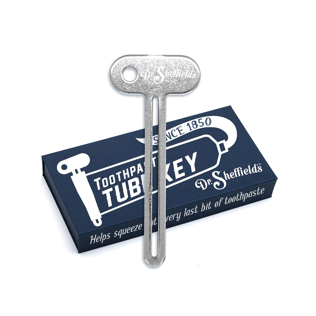 Dr. Sheffield's Stainless Steel Toothpaste Tube Squeezer Key & Roller