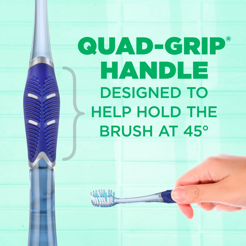 Buy now GUM Technique Deep Clean Toothbrush - Compact Soft - Soft Toothbrushes for Adults with Sensitive Extra Fine Bristles, 3ct at indiglob india