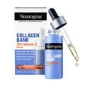 Neutrogena Collagen Bank 15%, Vitamin C Face Serum, 0.5 fl. oz | Fragrance-Free, for Anti-Aging Face and Neck, Collagen Essence, Micro-Peptides, Improves Uneven Tone, Plumps Skin
