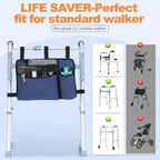 Premium Walker Bags for Folding Walkers Accessories with Cup Holder