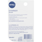 Buy now NIVEA Shimmer Lip Care, Moisturizing Lip Balm Stick with Shea Butter and Jojoba Oil, 0.17 Oz at indiglob india