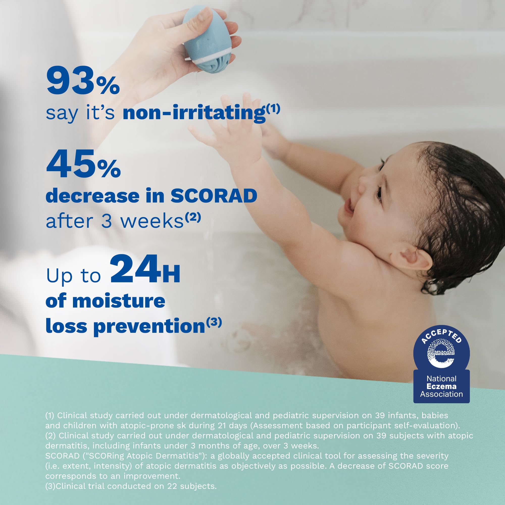 Mustela Stelatopia Eczema-Prone Skin Cleansing Gel - Baby Face & Body Wash with Natural Avocado & Sunflower Oil - Fragrance-Free & Tear Free