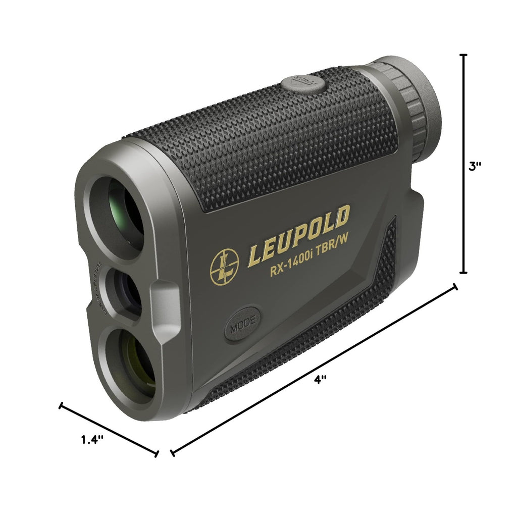 Leupold RX-1400I TBR/W Gen 2 w/Flightpath Rangefinder, Black/Gray