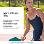 THORNE Multi-Vitamin Elite, Daily Nutritional Supplement, 180 Capsules | Two Formulas Support Cellular Energy Production, Sleep Quality, Athletic Output & Recovery*, NSF Contents Certified