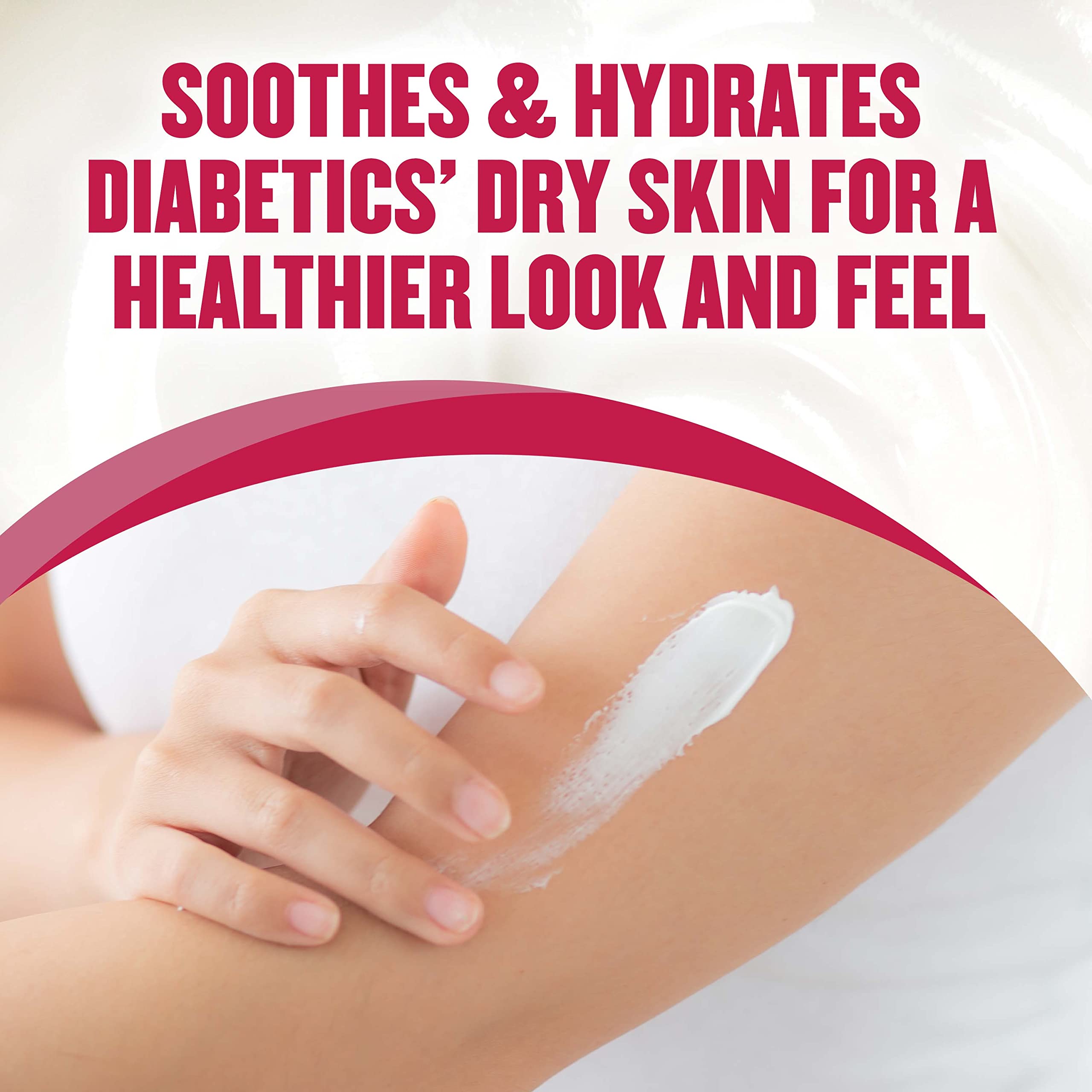 Gold Bond Diabetics' Dry Skin Relief Body Lotion for Dry Skin, With Aloe | 24-hour moisture, dry skin lotion for diabetes care, with aloe & 3 vitamins for long-lasting hydration, all-over moisturizer