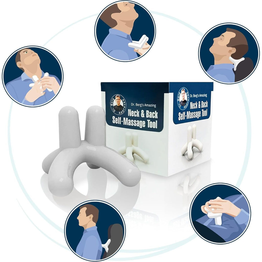 Buy now Dr. Berg Body, Neck & Back Self-Massage Tool - Comes with an Instructions Manual & Access to How-to Online Videos at indiglob india