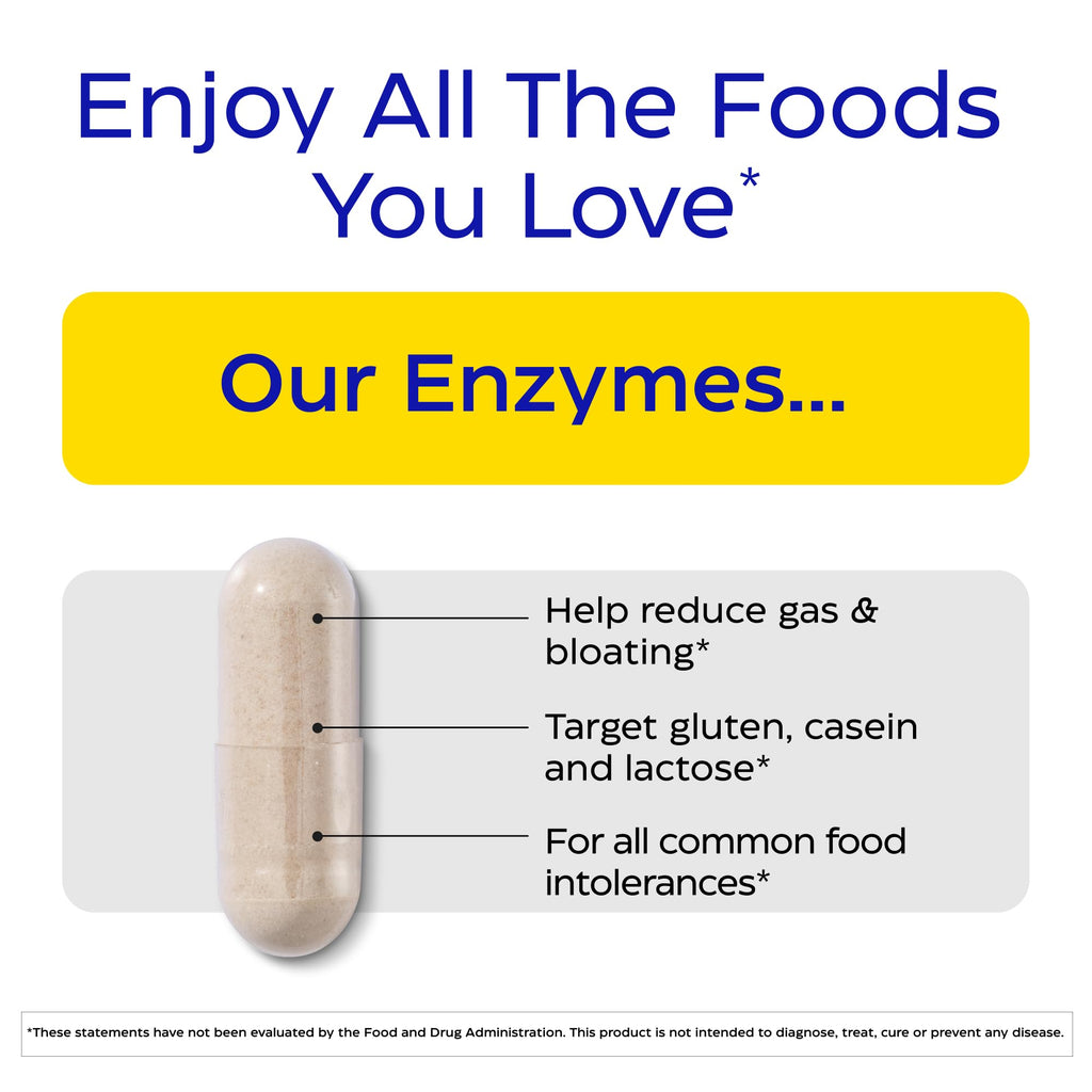 Enzymedica Digest Spectrum - Helps Gas & Bloating - 30 Capsules | Digestive Enzyme Supplement for Women & Men, Enzymes for Digestion, Gut Health, & Multiple Food Intolerances