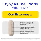 Enzymedica Digest Spectrum - Helps Gas & Bloating - 30 Capsules | Digestive Enzyme Supplement for Women & Men, Enzymes for Digestion, Gut Health, & Multiple Food Intolerances