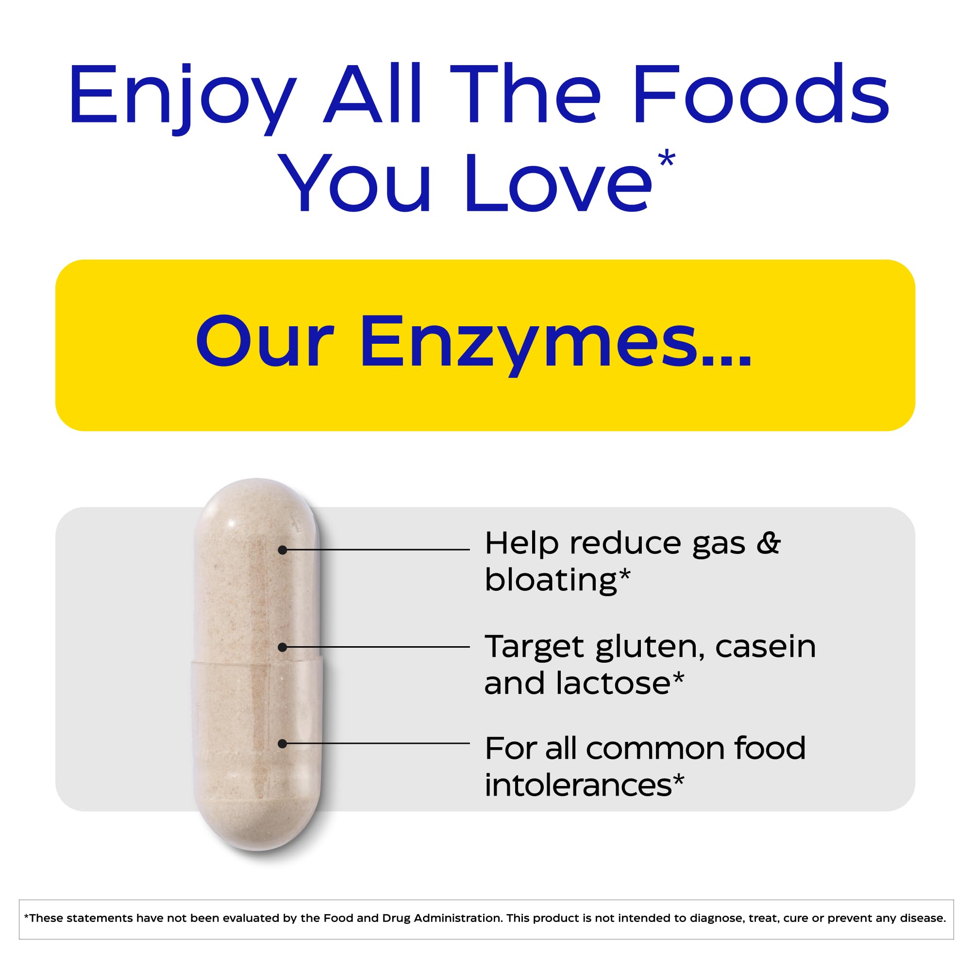 Enzymedica Digest Spectrum - Helps Gas & Bloating - 30 Capsules | Digestive Enzyme Supplement for Women & Men, Enzymes for Digestion, Gut Health, & Multiple Food Intolerances
