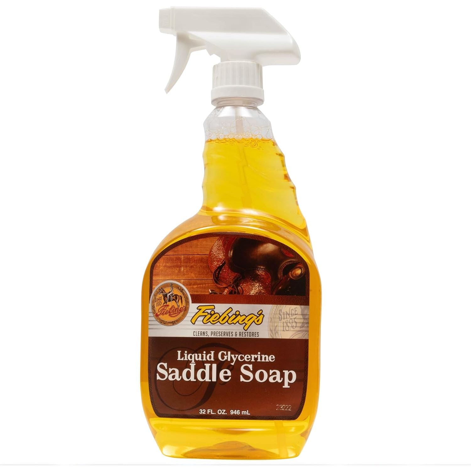 Buy now Fiebing's Liquid Glycerine Saddle Soap for Leather (32 oz) - Smooth Leather Cleaner & Conditioner to Soften, Protect & Restore Leathercraft - for Car Seat, Couch, Shoe, Purse, Boot, Bag, & Saddles Default at indiglob india