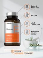 Horbäach Vitamin E 1000 IU Softgel Capsules | 200 Count