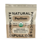 CNP | Organic Psyllium Husk Capsules 660mg - Fiber Caps, Colon Cleanse Aid | Organic psyllium husk capsules for fiber, digestive regularity and colon cleanse support; vegetarian, gluten free daily caps
