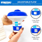 Buy now HYDROTOOLS BY SWIMLINE 8715 Mini Chemical Dispenser For Spas and Personal Pools| Compatible With Bromine & Chlorine Supports 1’’ Tablets | Adjustable Control Ring For Customizable Flow Rate at indiglob india