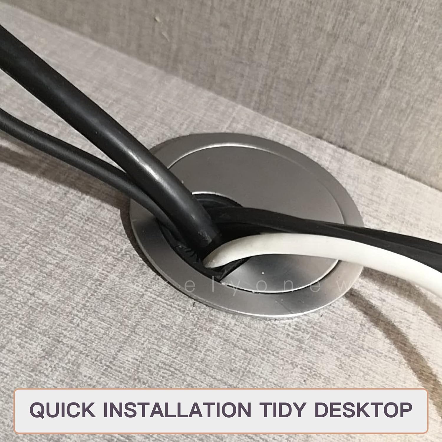 Buy now 2 Inch Metal Desk Cable Grommet Hole Covers for Wires Cover Wire Insert Furniture Grommets Table Grommet(4 Pcs) at indiglob india