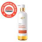 Dove Serum+Shower Oil Body Wash Radiance, Jojoba & Monoi Flower, 15.3 fl oz | Hydrating shower oil body wash with glycerin serum for soft, radiant skin without greasy residue.