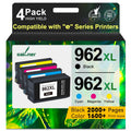 962XL Ink Cartridges Replacement for HP 962XL Ink Cartridges Combo Pack 4PK