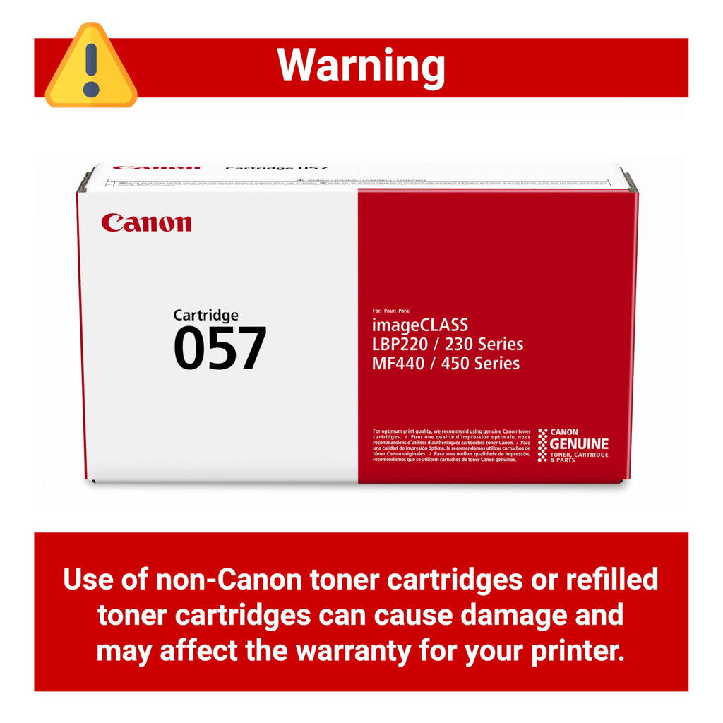 Canon Genuine 057 Black Toner Cartridge
