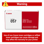 Canon Genuine 057 Black Toner Cartridge