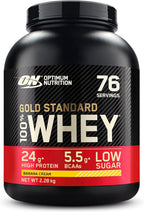 Buy now Optimum Nutrition Gold Standard 100% Whey Protein Powder, Vanilla Ice Cream, 5 Pound (Packaging May Vary) at indiglob india