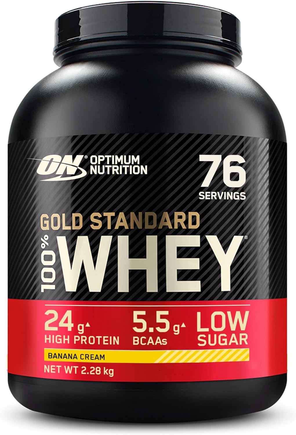 Buy now Optimum Nutrition Gold Standard 100% Whey Protein Powder, Banana Cream, 5 Pound (Packaging May Vary) Banana Cream 5 Pound (Pack of 1) at indiglob india