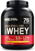 Buy now Optimum Nutrition Gold Standard 100% Whey Protein Powder, Banana Cream, 5 Pound (Packaging May Vary) Banana Cream 5 Pound (Pack of 1) at indiglob india