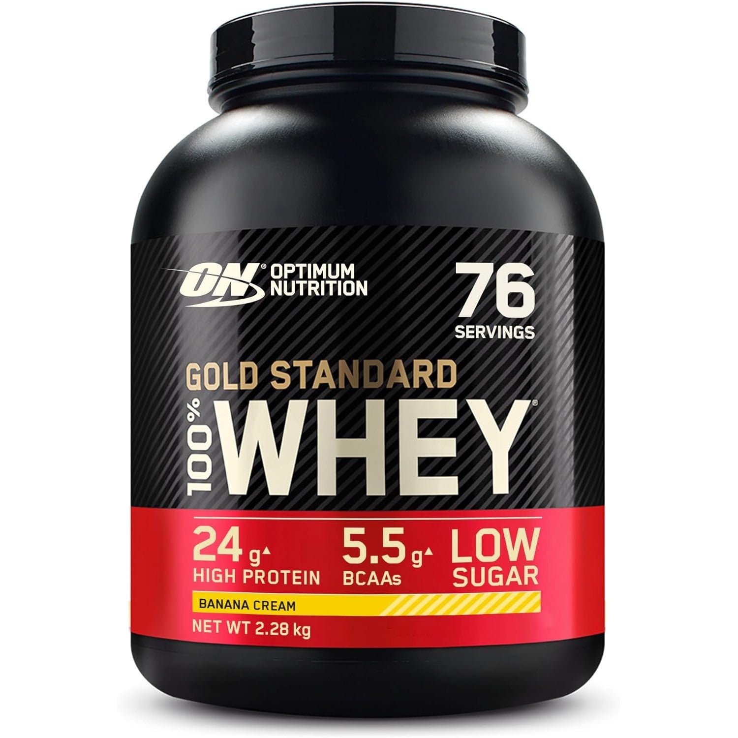 Buy now Optimum Nutrition Gold Standard 100% Whey Protein Powder, Strawberry Banana, 5 Pound (Packaging May Vary) at indiglob india