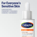 Buy now Cetaphil Vitamin C Serum, Visibly Reduces Look of Dark Spots and Hyperpigmentation, Formulated with Niacinamide, Designed for Sensitive Skin, Fragrance Free, Dermatologist Tested, 1oz at indiglob india