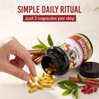 Ancient Bliss Berberine HCL 1200mg with Ceylon Cinnamon, Bitter Melon, and Green Tea Extract - 120 Capsules