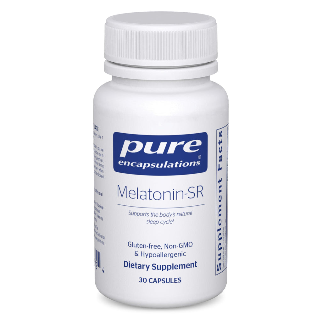 Pure Encapsulations Melatonin-SR, 60 Capsules | Extended Release Melatonin, Supports Restful Sleep*, Sleep Supplement, Gluten-Free and Vegan