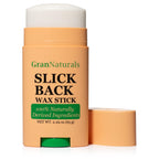 GranNaturals Slick Back Hair Wax Stick for Women - Castor, Jojoba, Coconut, Meadowfoam Oils - Smoothing Stray Flyaways, Taming Frizz, Styling Sleek Bun & Ponytail w/Rosemary Leaf Extract - 2.29 oz
