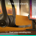 Buy now Logitech Zone 305 for Business, Wireless Bluetooth Headset with Microphone, Native Bluetooth, for Microsoft Teams, Compatible with Windows, Mac, Chrome, Linux, iOS, iPadOS, Android at indiglob india
