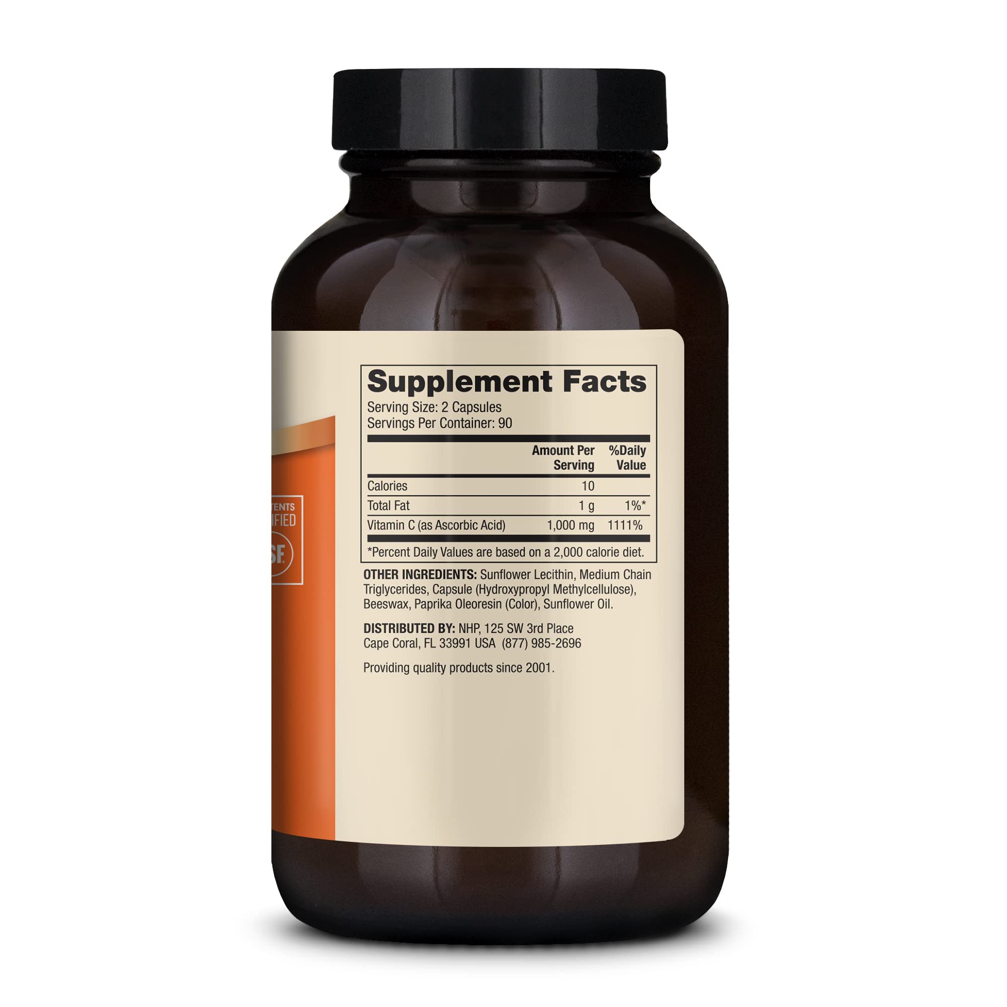 Dr. Mercola Liposomal Vitamin C, 1,000 mg, 180 Capsules (90 Servings) | Supports Brain, Heart, Eye, and Immune Health, Bioavailable Formula, Non-GMO, Gluten-Free and Soy-Free