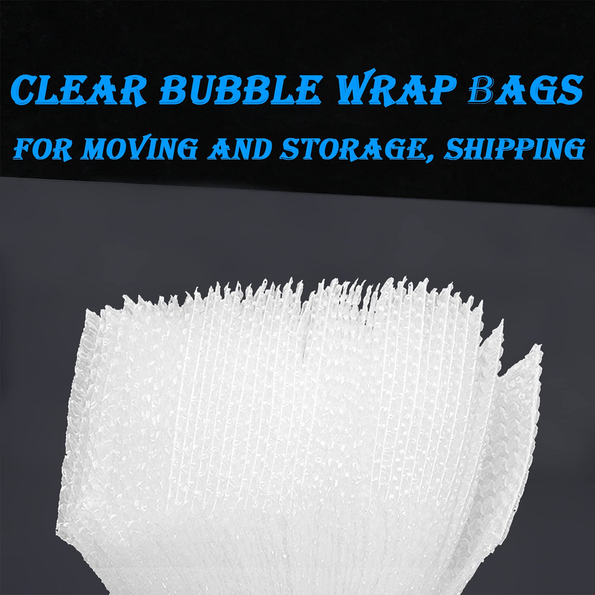 200Pcs Bubble Out Bags&Pouches, 6"x8" Clear Bubble Pouches Wrap Bag